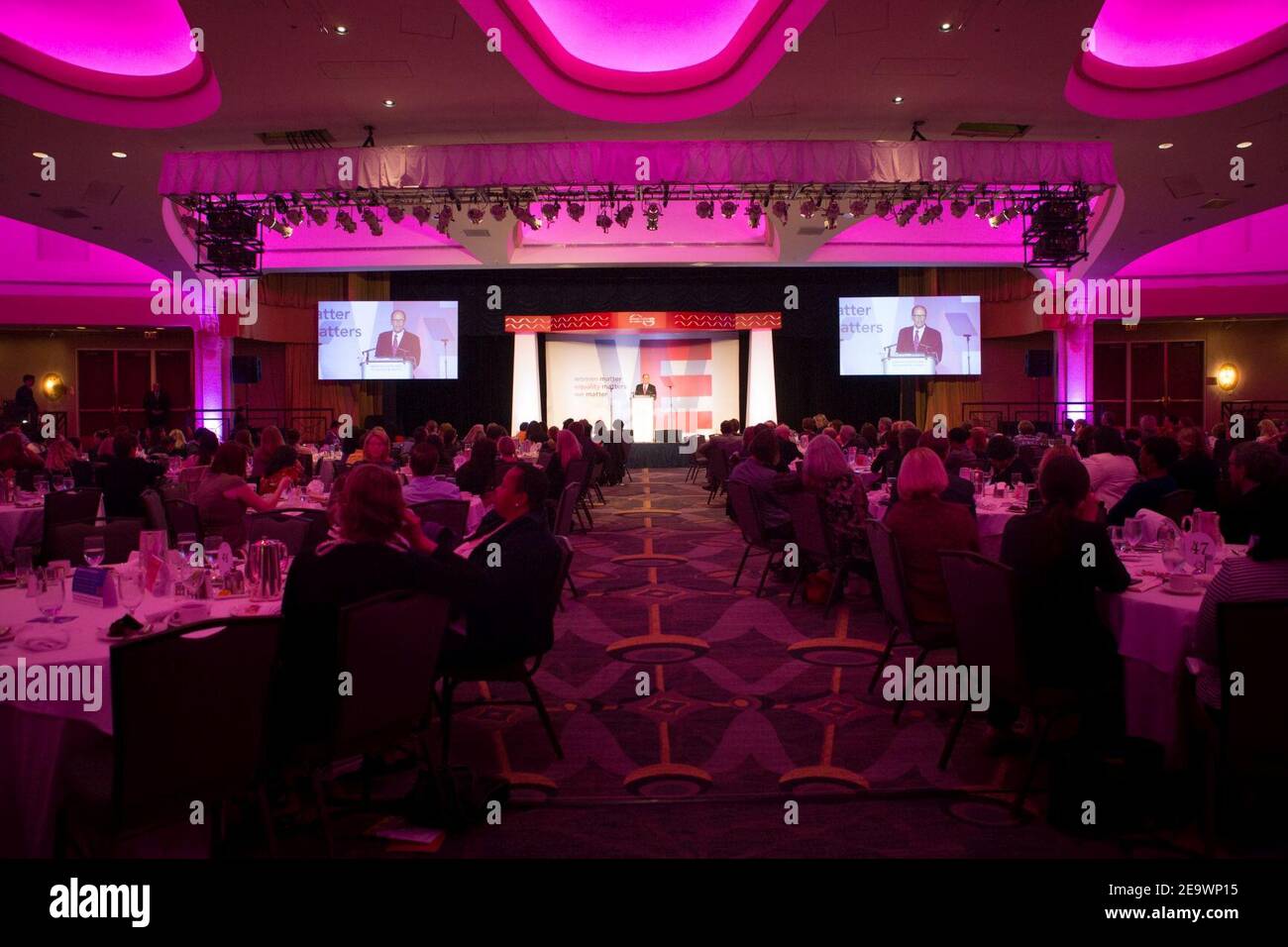 Partenariato Nazionale per le donne e le famiglie pranzo annuale, 2015. Foto Stock