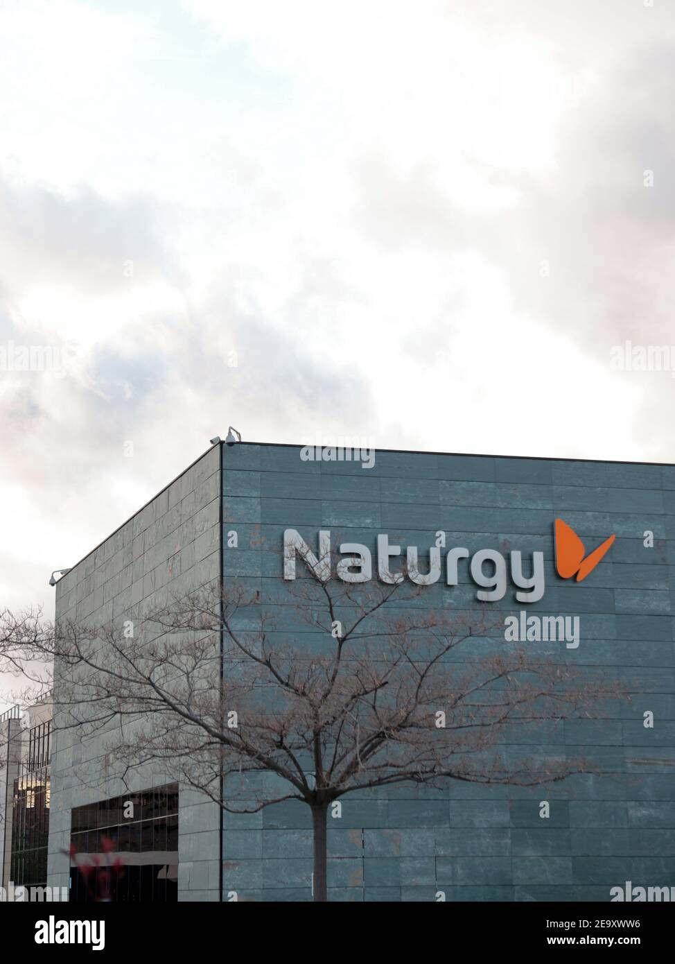 Sede centrale del fornitore energetico spagnolo Endesa a Madrid, Spagna. Foto Stock