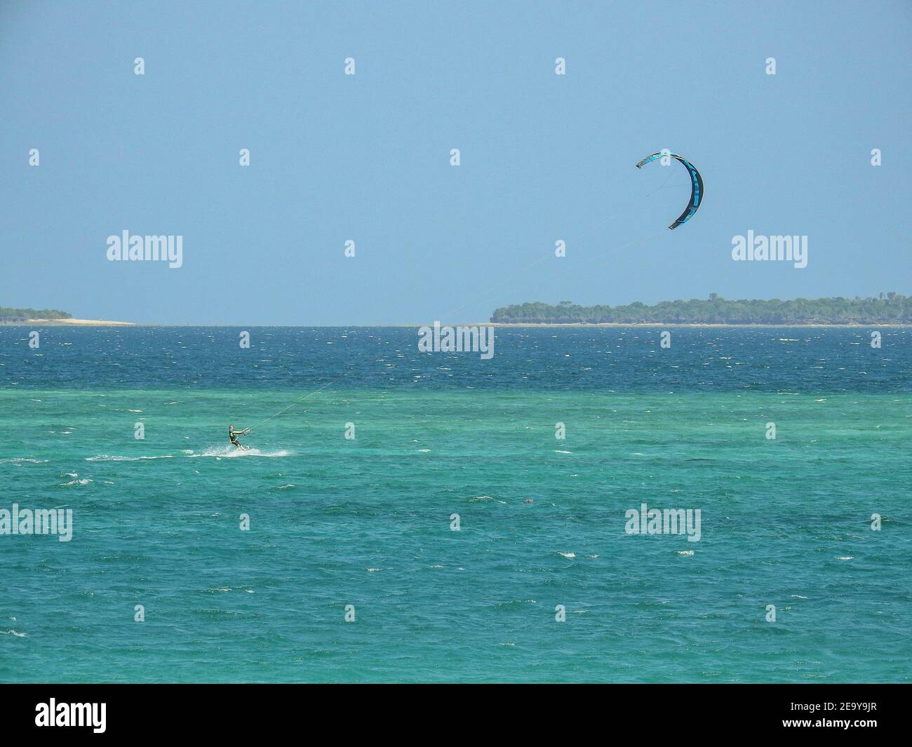 Costa occidentale di Zanzibar, Tanzania Foto Stock