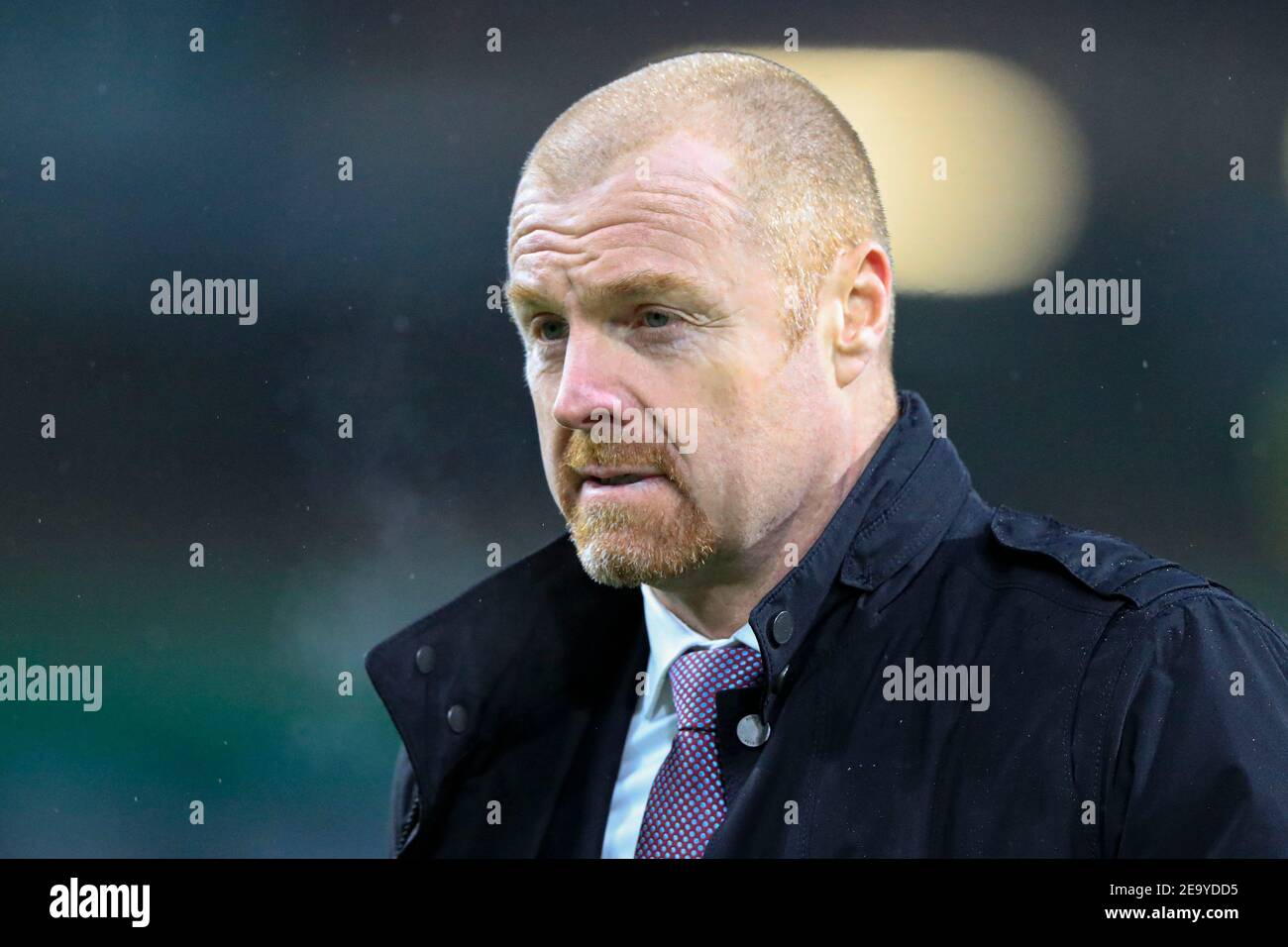 Burnley, Regno Unito. 06 febbraio 2021. Sean Dyche il direttore di Burnley a Burnley, Regno Unito, il 2/6/2021. (Foto di Conor Molloy/News Images/Sipa USA) Credit: Sipa USA/Alamy Live News Foto Stock