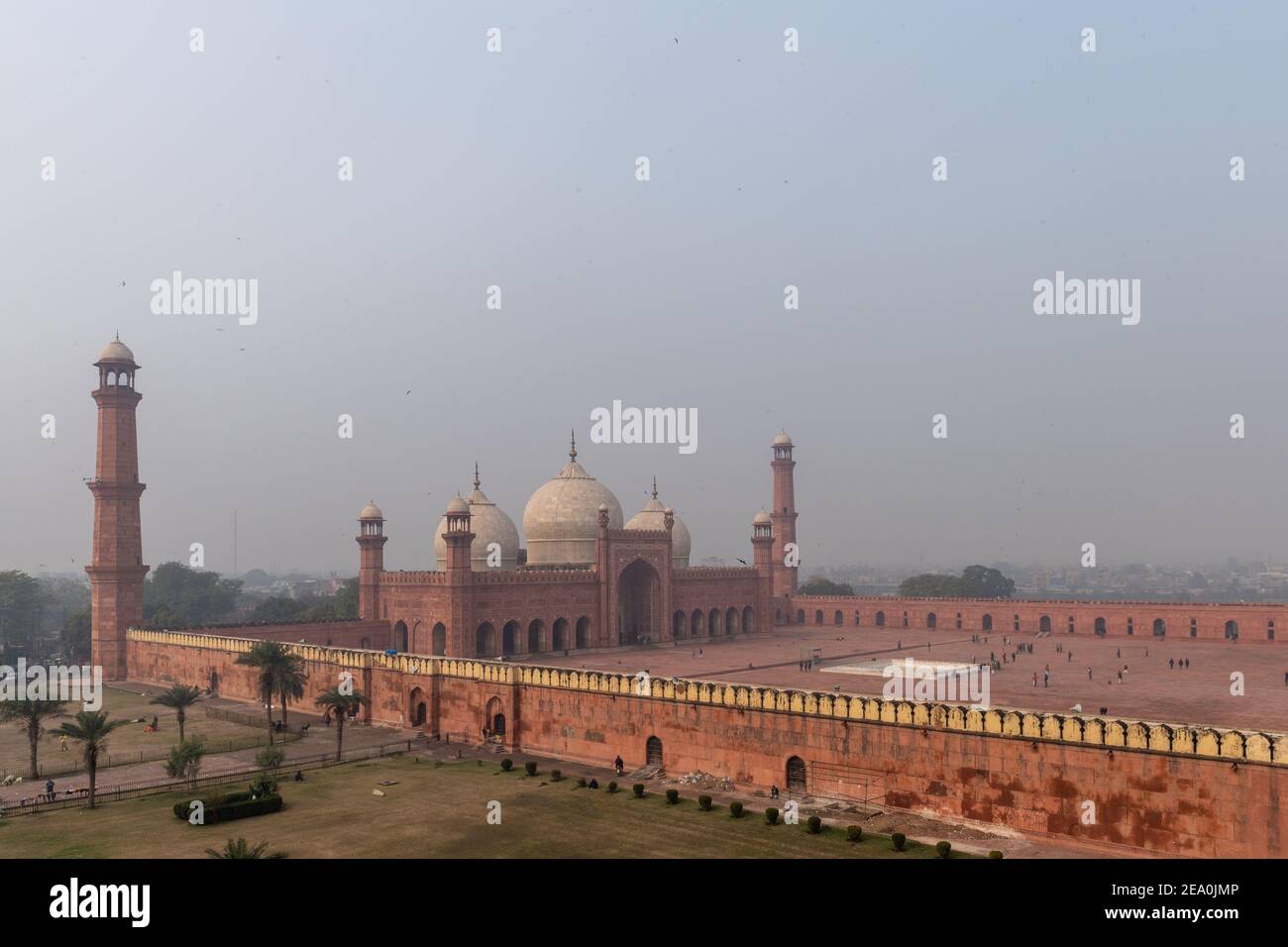 La Moschea di Badshahi, Lahore, Punjab, Pakistan Foto Stock