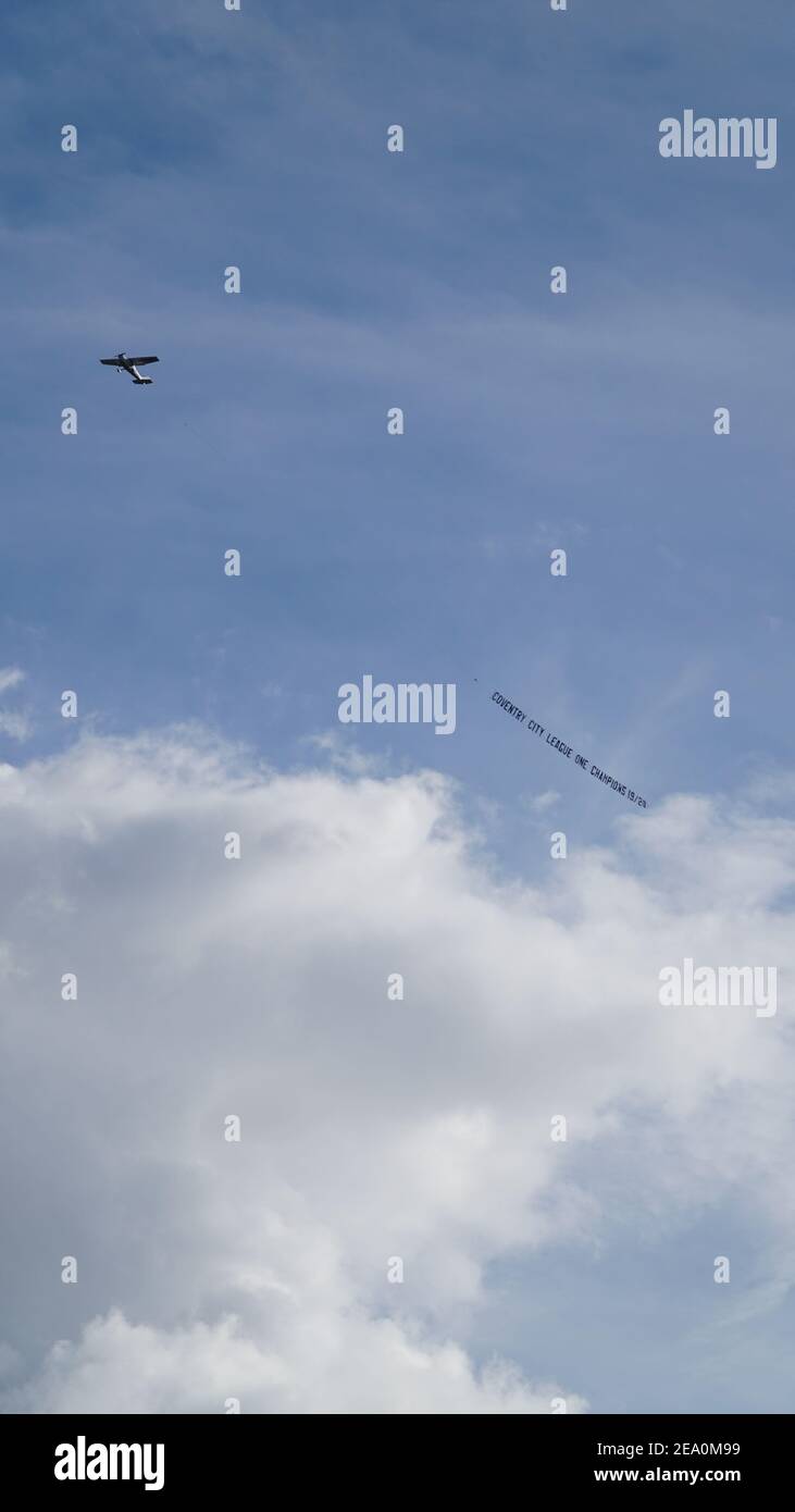 Coventry City Football Club - League One Champions 2019/20 Foto Stock