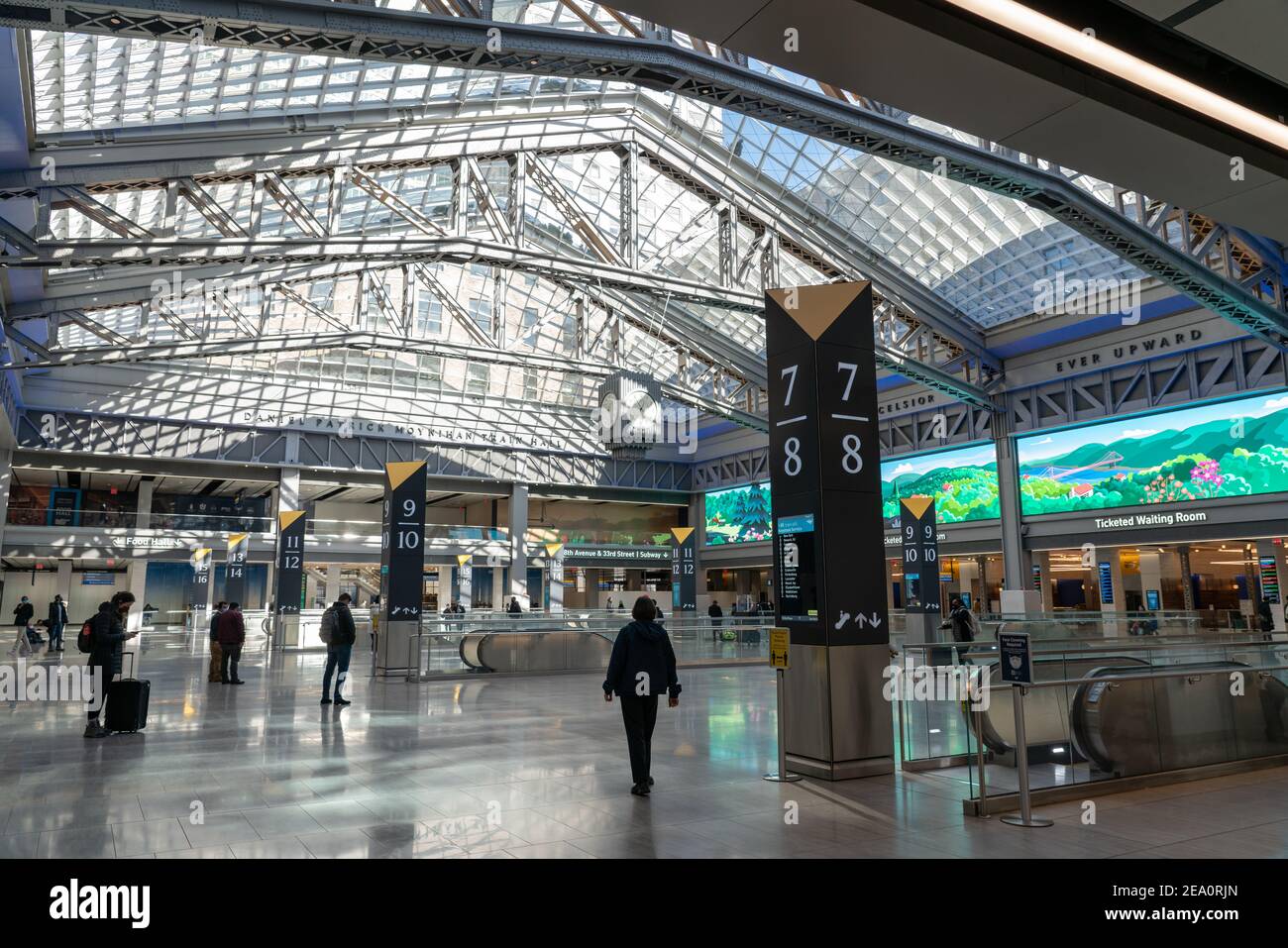 Moynihan Train Hall a New York City, New York. Foto Stock