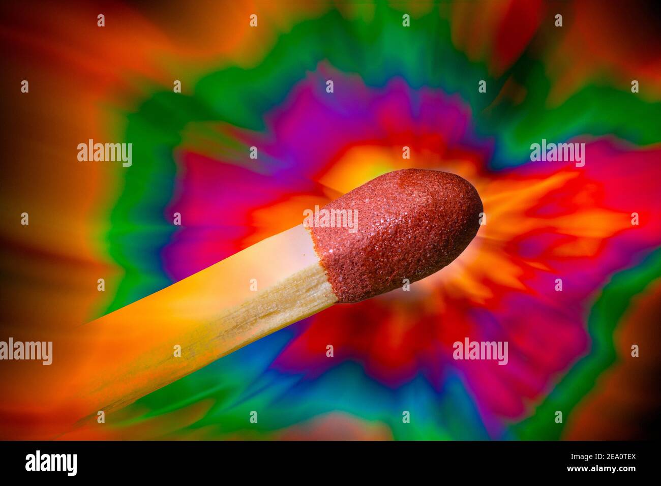 Matchstick, immagine composita Foto Stock