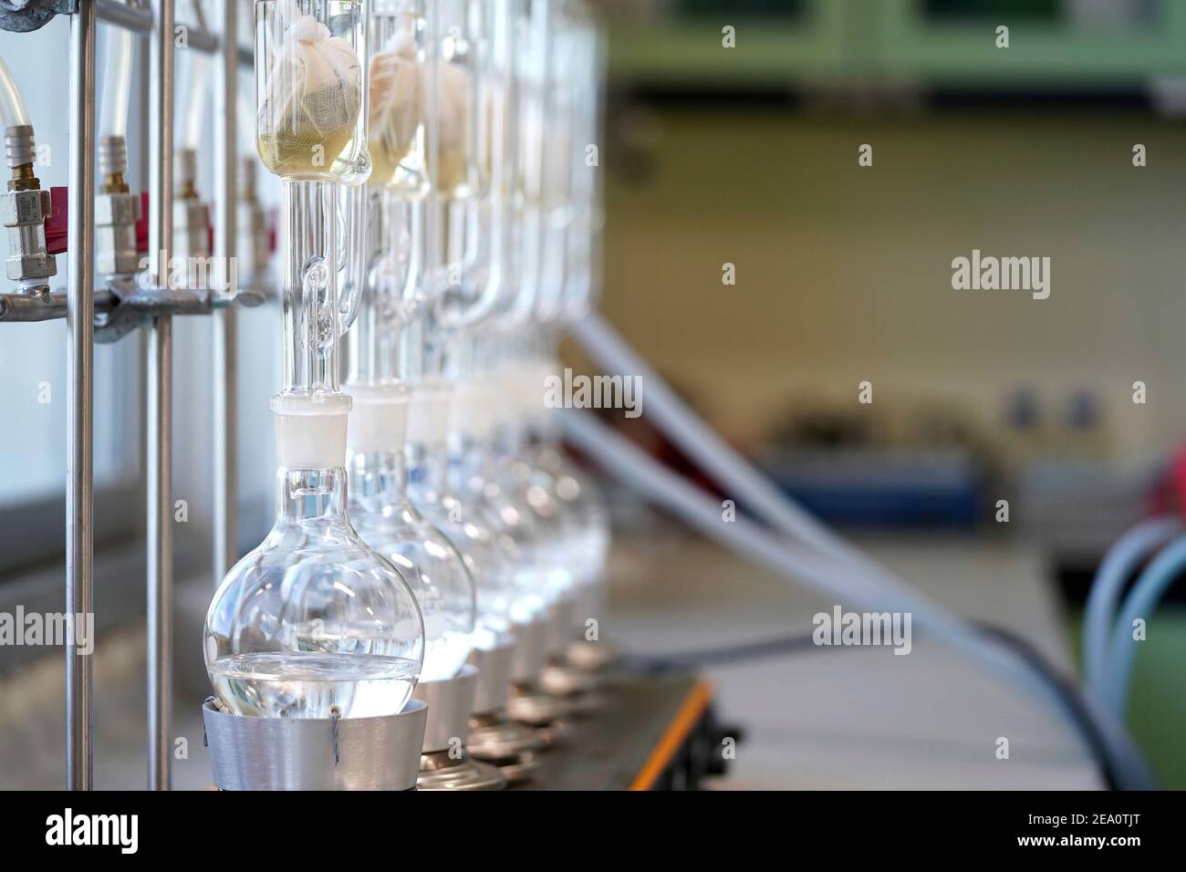 Estrattore Soxhlet Foto Stock