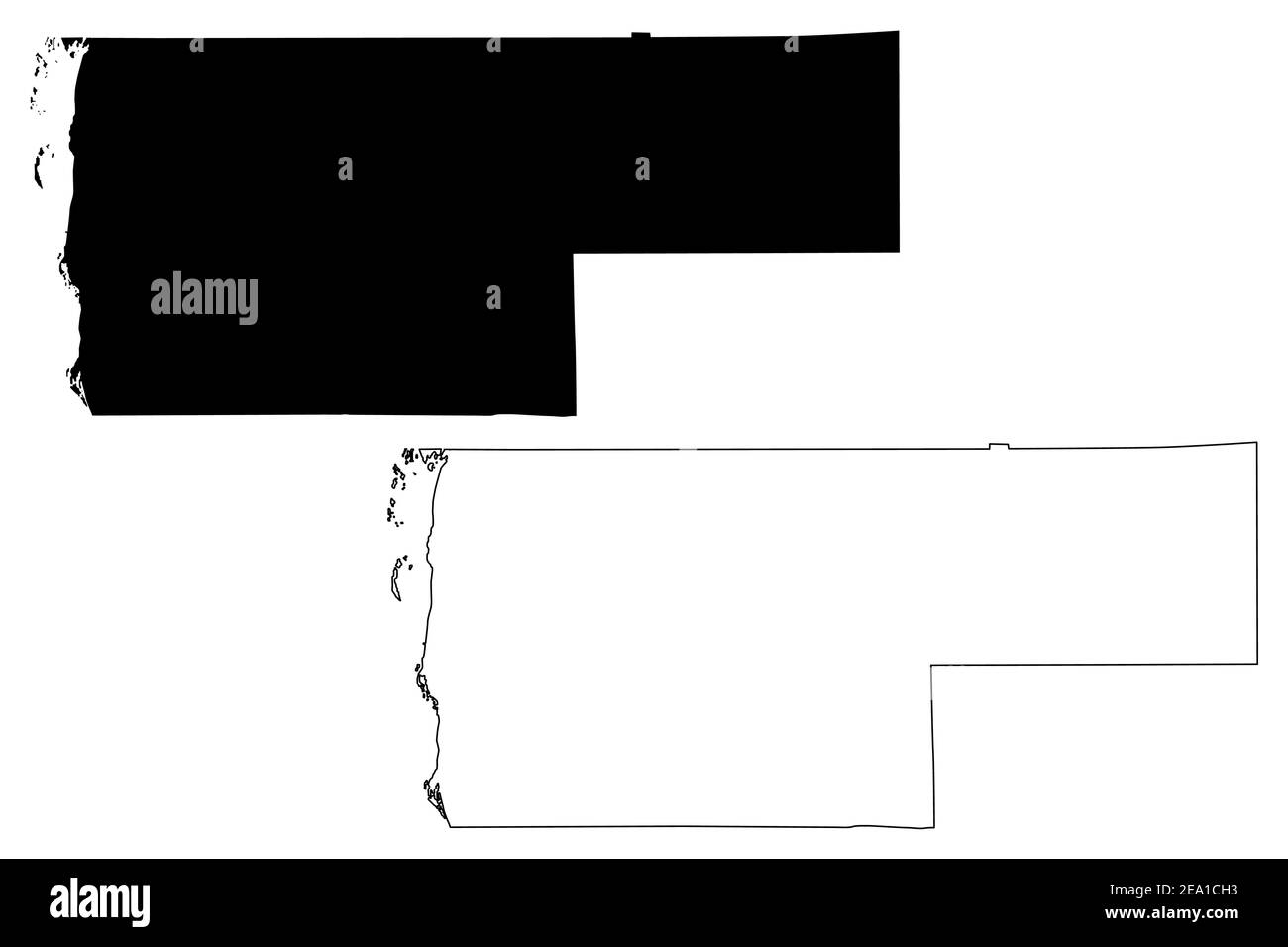 Vernon County, stato del Wisconsin (contea degli Stati Uniti, Stati Uniti d'America, Stati Uniti) mappa vettoriale, schizzo scrimolo Vernon mappa Illustrazione Vettoriale