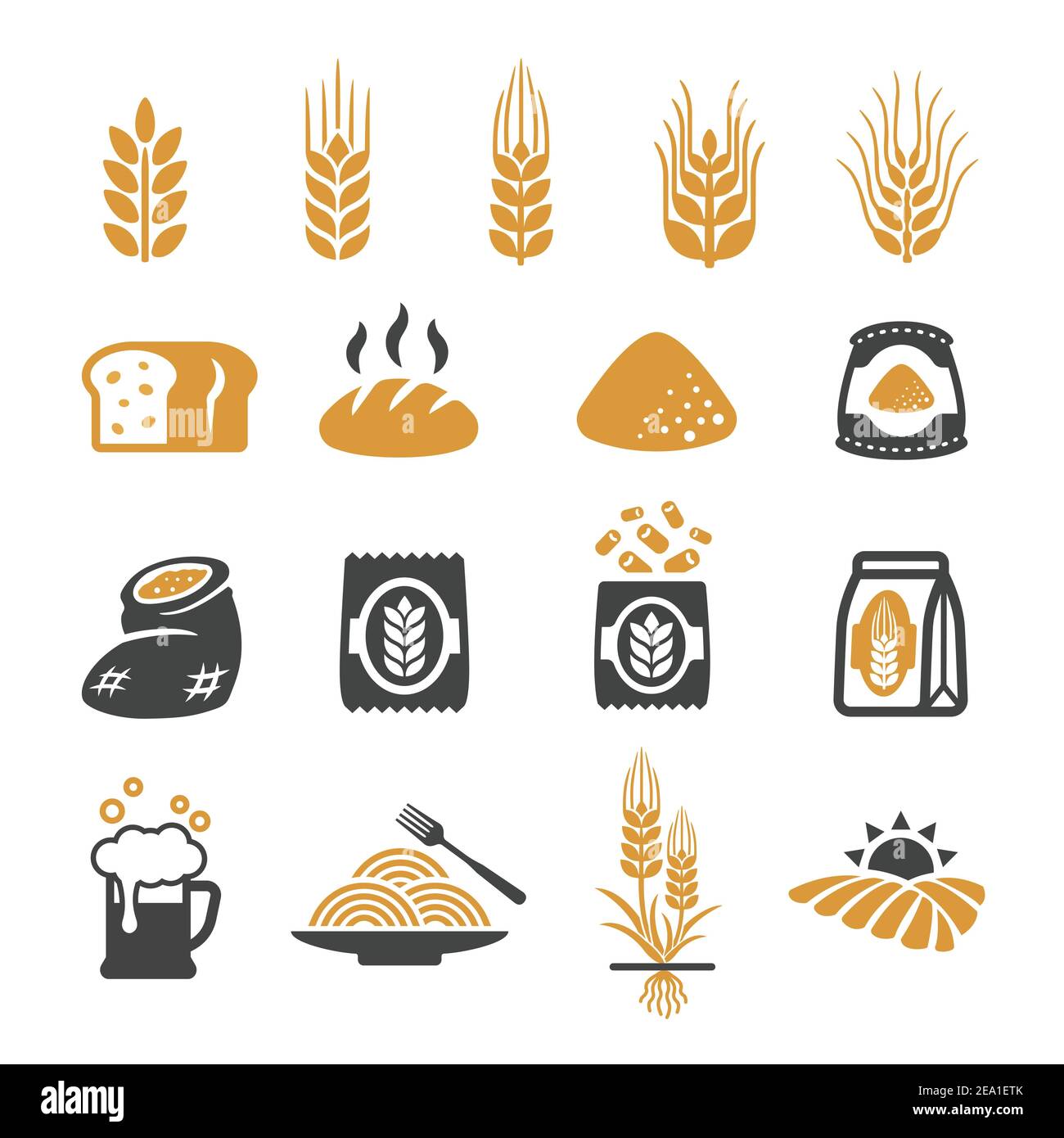 icona di grano Illustrazione Vettoriale