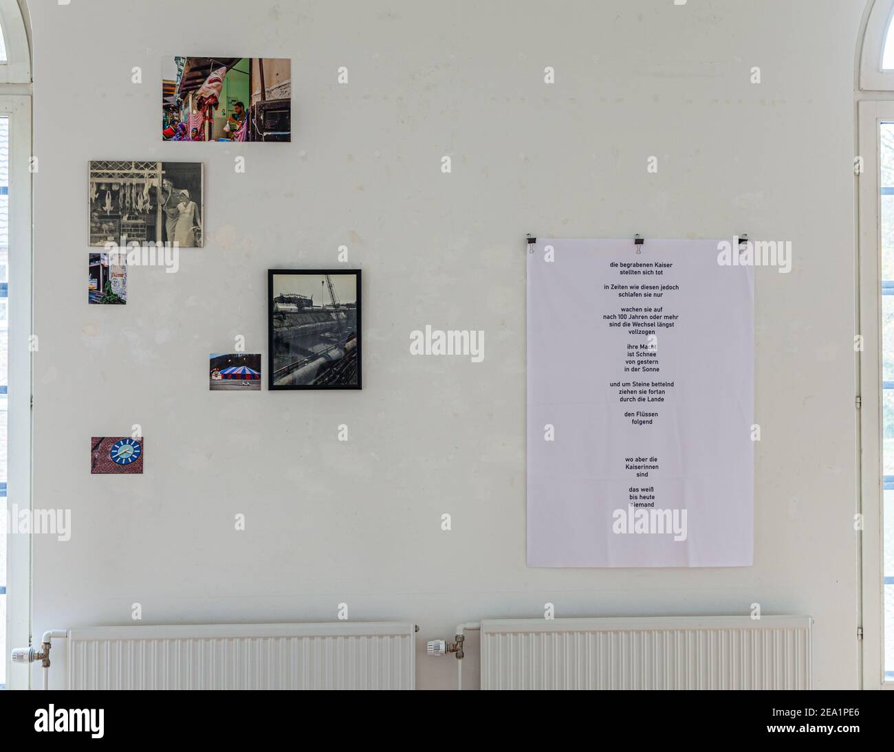 Mostra d'arte a Grevenbroich, Germania Foto Stock