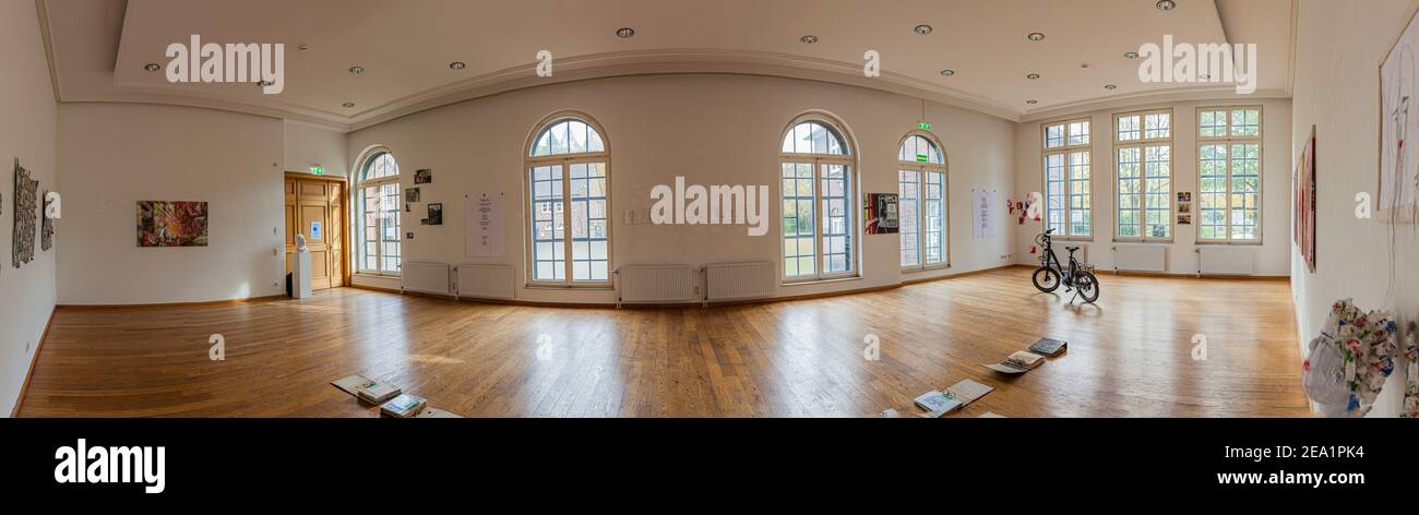 Mostra d'arte a Grevenbroich, Germania Foto Stock