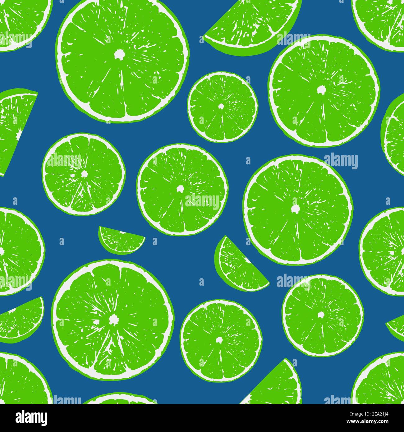 rattern lime su sfondo blu Illustrazione Vettoriale