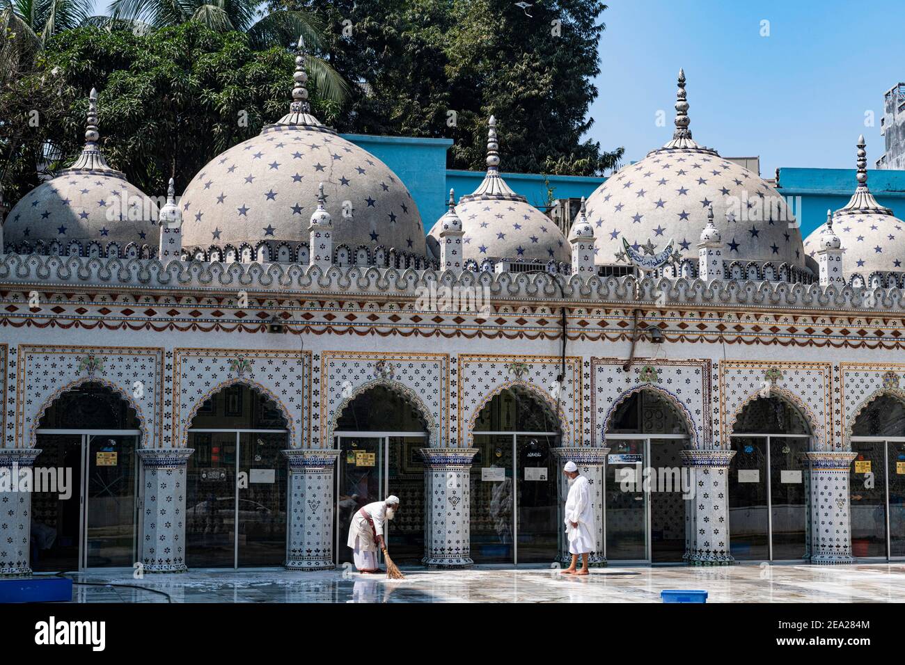 Moschea delle stelle (Tara Masjid), Dhaka, Bangladesh Foto Stock