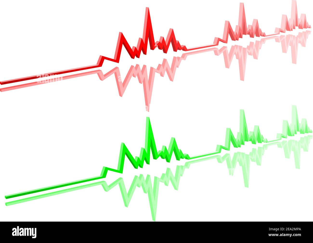 Un grafico a colori per la progettazione e il concetto di business Illustrazione Vettoriale