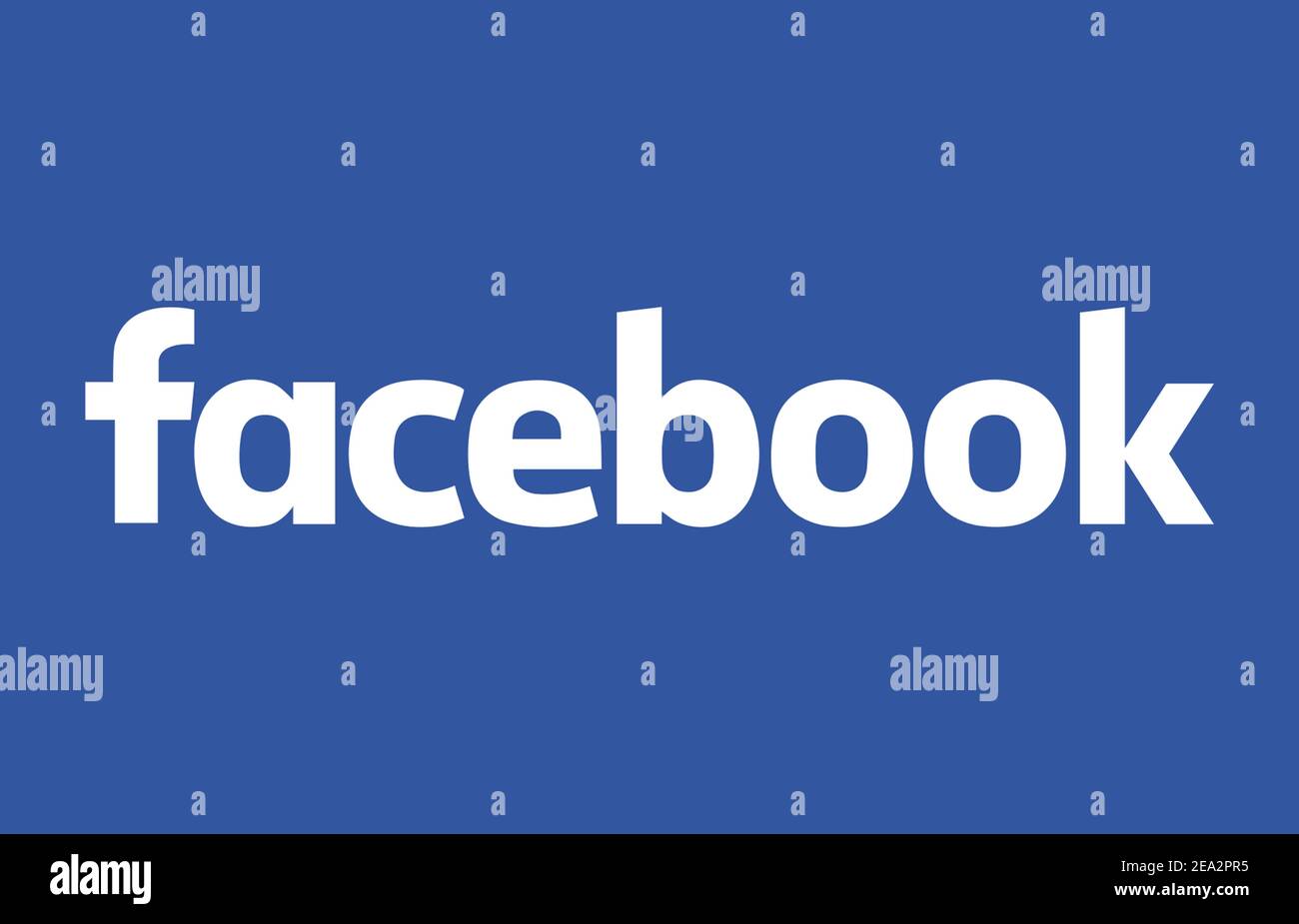 Facebook icona logo Foto Stock