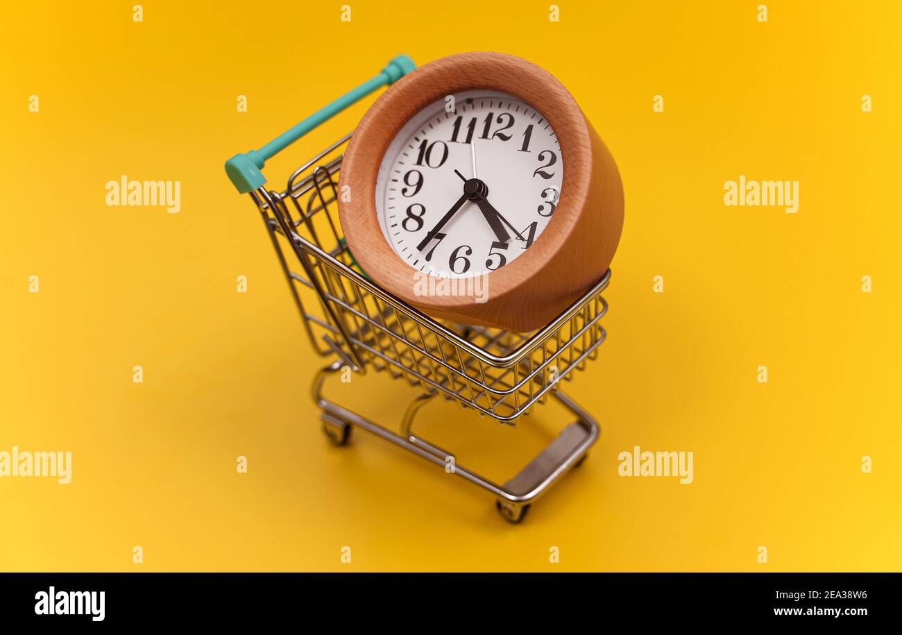 Il tempo è denaro. Non puoi acquistarlo. Foto Stock