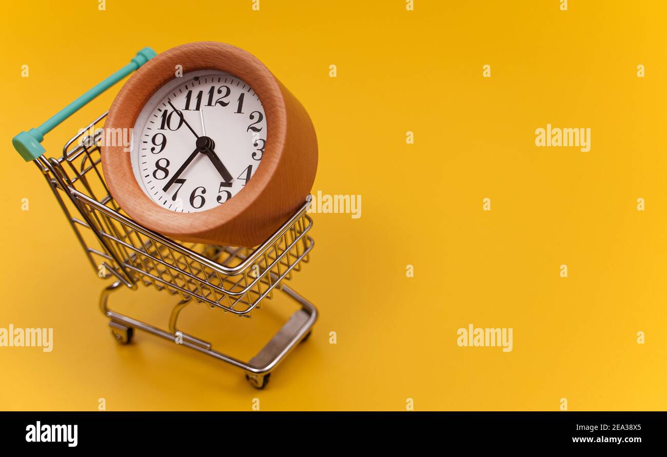 Il tempo è denaro. Non puoi acquistarlo. Foto Stock