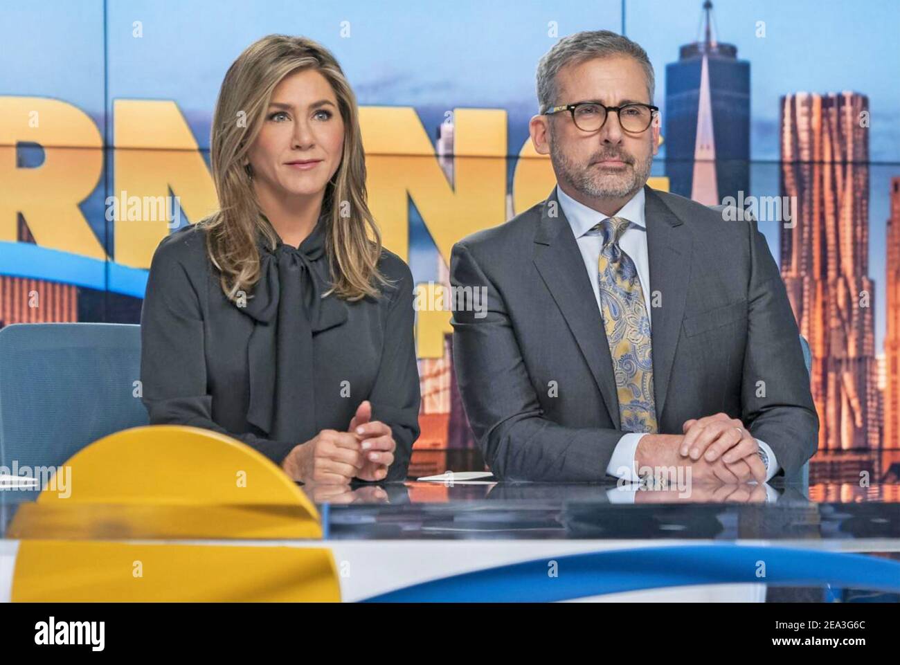 LA MATTINA MOSTRA 2019 Apple TV serie con Jennifer Aniston E Steve Carell © Apple TV Foto Stock