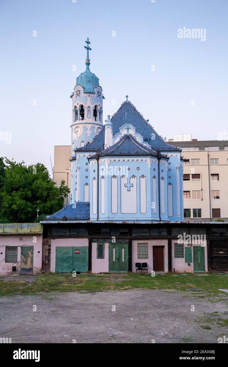 La Chiesa blu Foto Stock