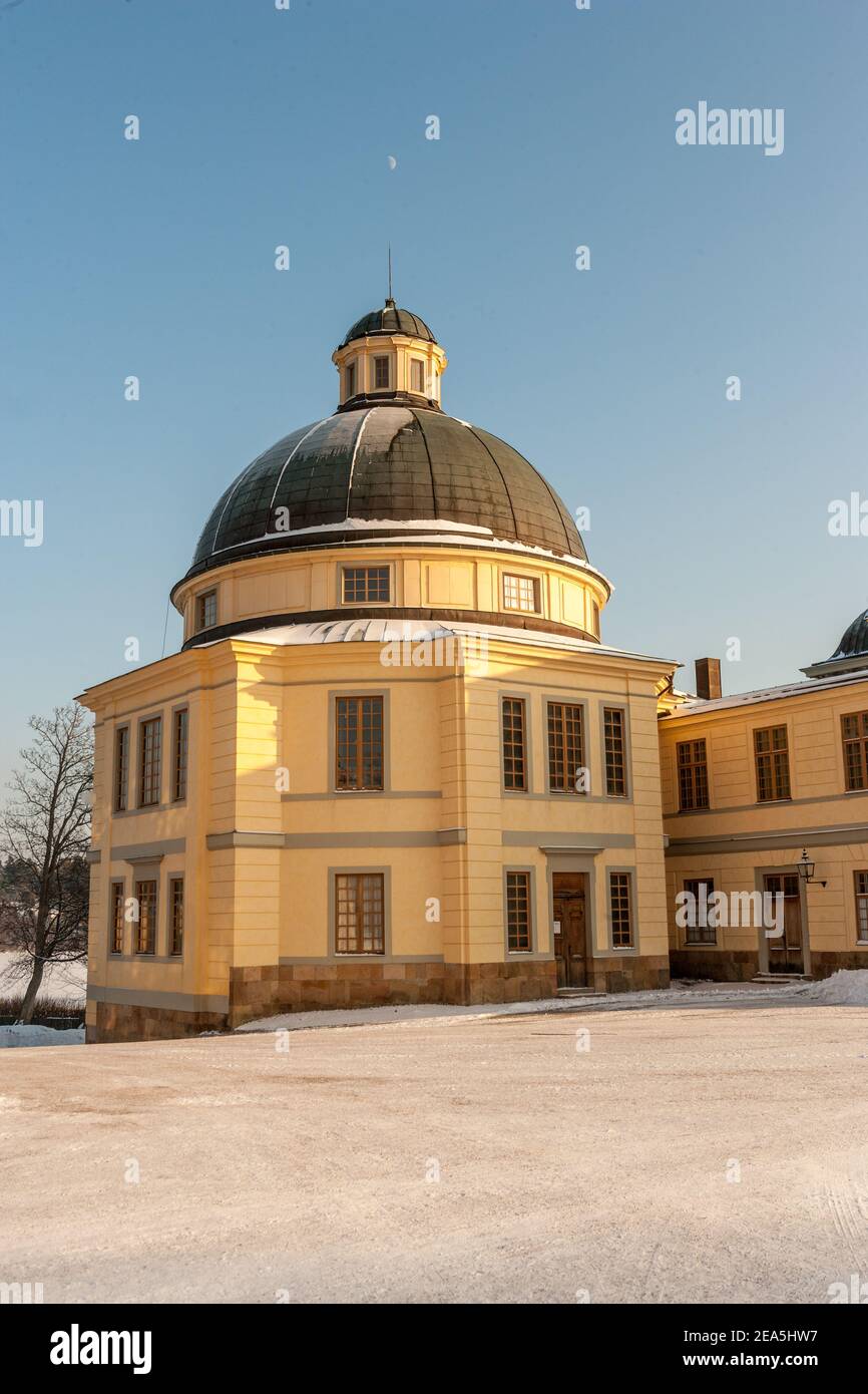 Palazzo Cappella (Drottningsholms slott) Palazzo Drottningholm, Svezia Foto Stock