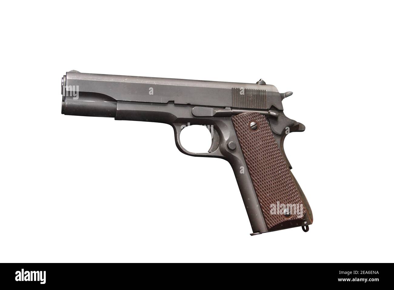 US Army Pistol Colt M1911 A1 modello di governo nei primi anni 1920, il modello base Colt M1911 è stato leggermente modificato. Il nuovo modello ha ricevuto il prou Foto Stock