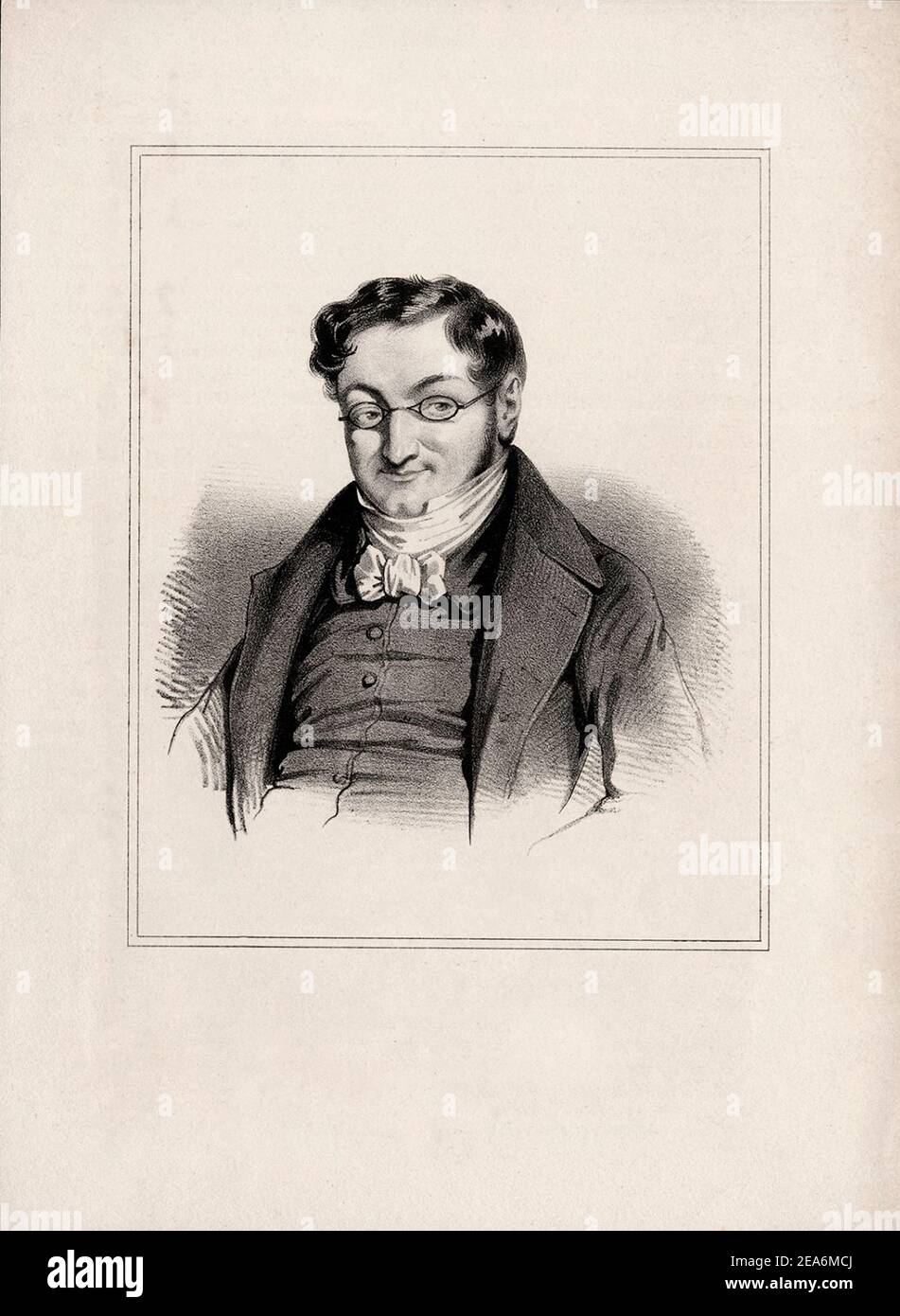Adolphe Thiers (1797 - 1877) era un statista francese e storico. Egli è stato il secondo eletto Presidente della Francia e il primo presidente del francese Foto Stock