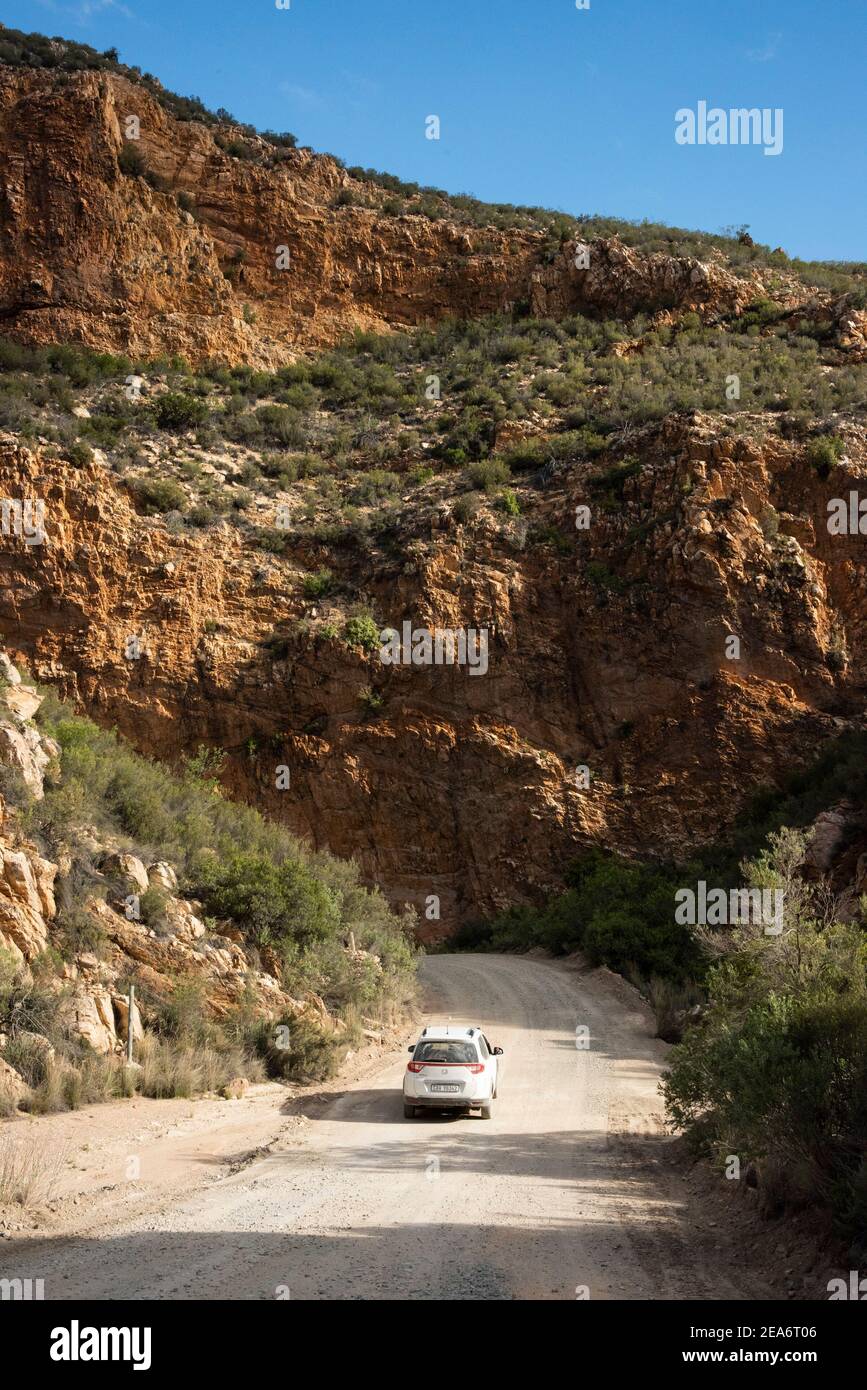 Passo di Nuwekloof, Baviaanskloof, Sudafrica Foto Stock