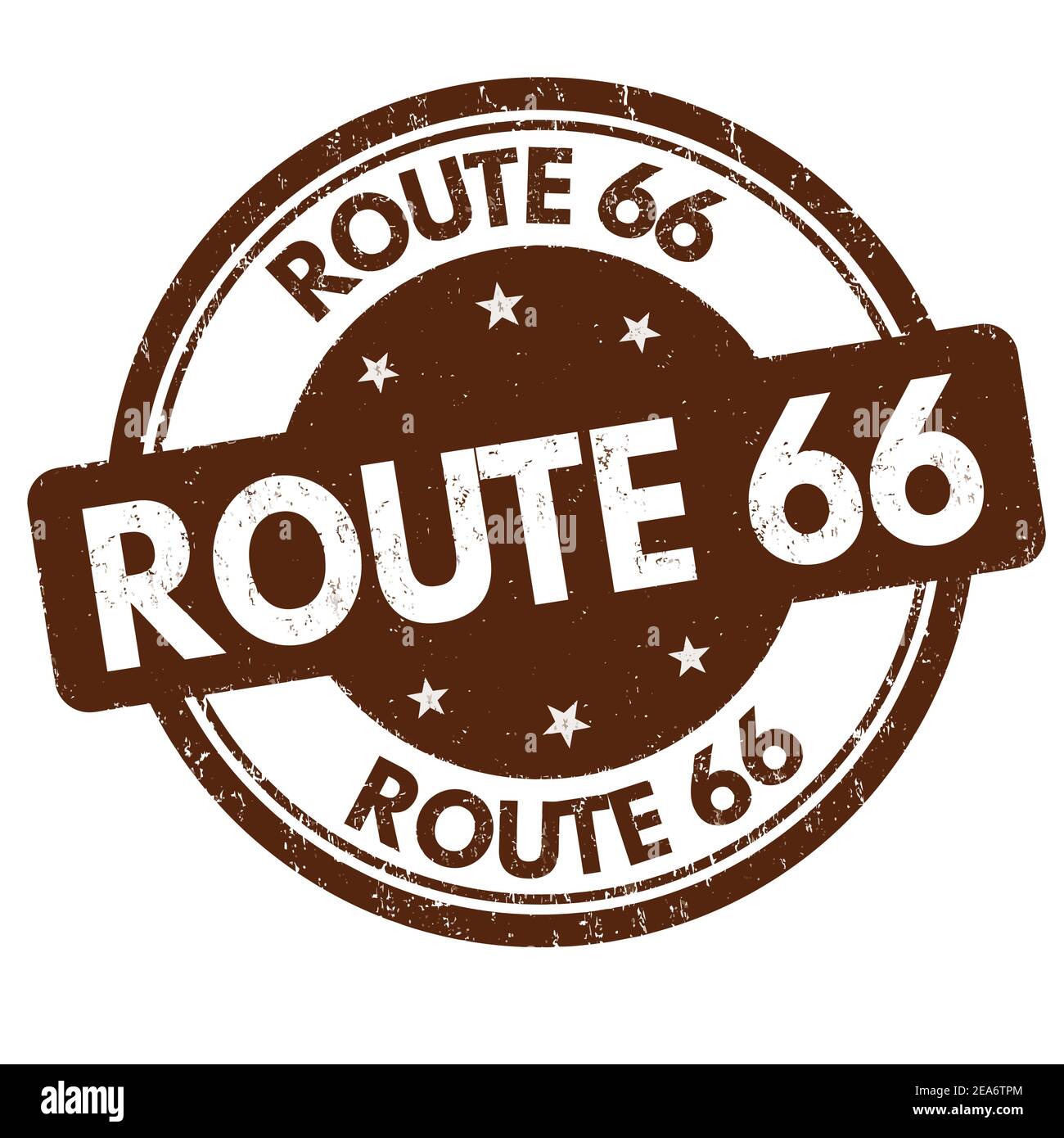 Far passare 66 stampigliatura di gomma su sfondo bianco, illustrazione vettoriale Illustrazione Vettoriale