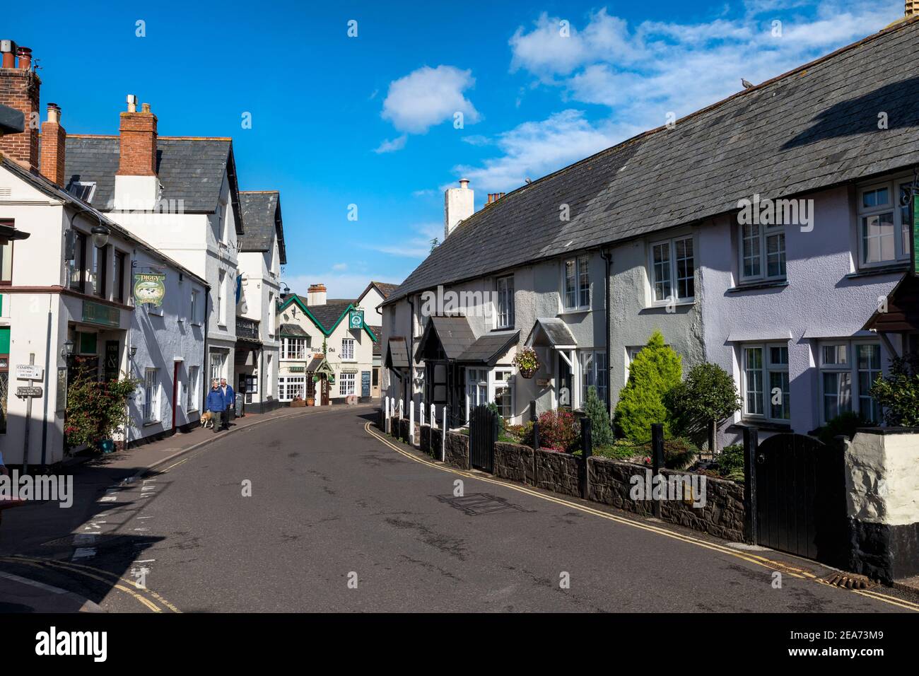 Porlock; Somerset; Regno Unito Foto Stock