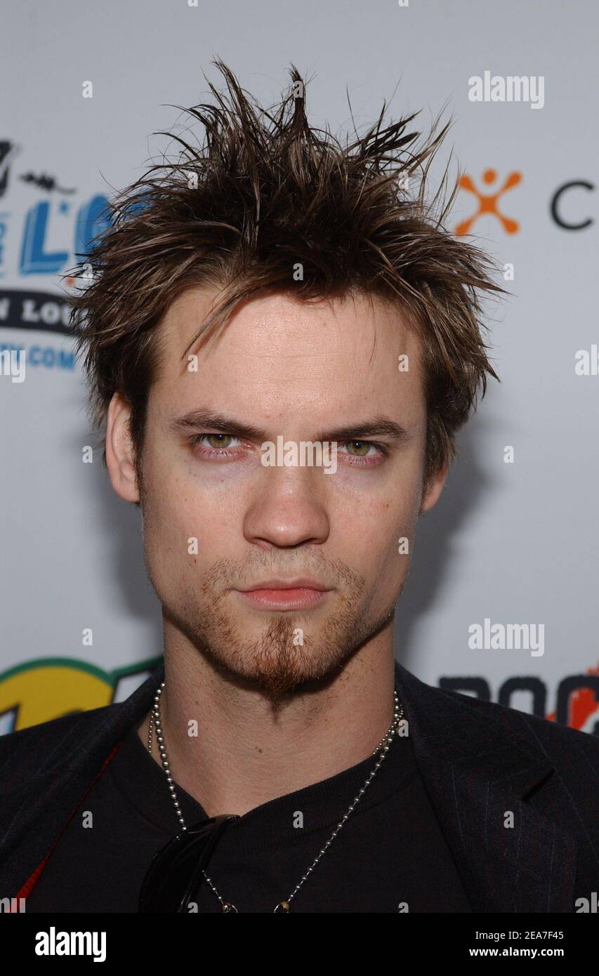 Shane West arriva all'undicesima cerimonia annuale dei premi Rock the Vote, tenutasi sabato 7 febbraio 2004 all'Hollywood Palladium di Los Angeles. (Nella foto: Shane West). Foto di Nicolas Khayat/ABACA. Foto Stock