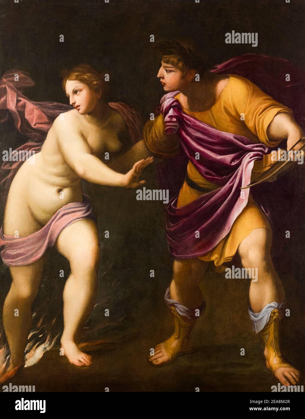 Guido reni, Orfeo ed Euridice, pittura, 1596-1597 Foto Stock