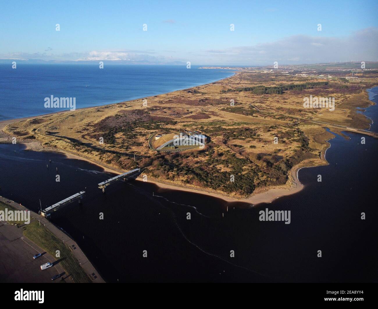 La Grande idea, penisola di Arcervi, Stevenston. Foto Stock