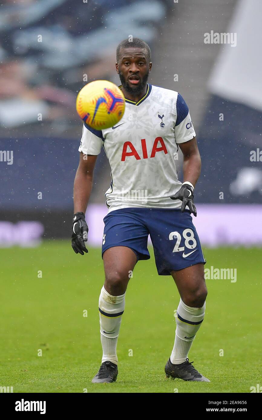 Tanguy NDombele di Tottenham Hotspur - Tottenham Hotspur v West Bromwich Albion, Premier League, Tottenham Hotspur Stadium, Londra, Regno Unito - 7 febbraio 2021 solo uso editoriale - si applicano restrizioni DataCo Foto Stock