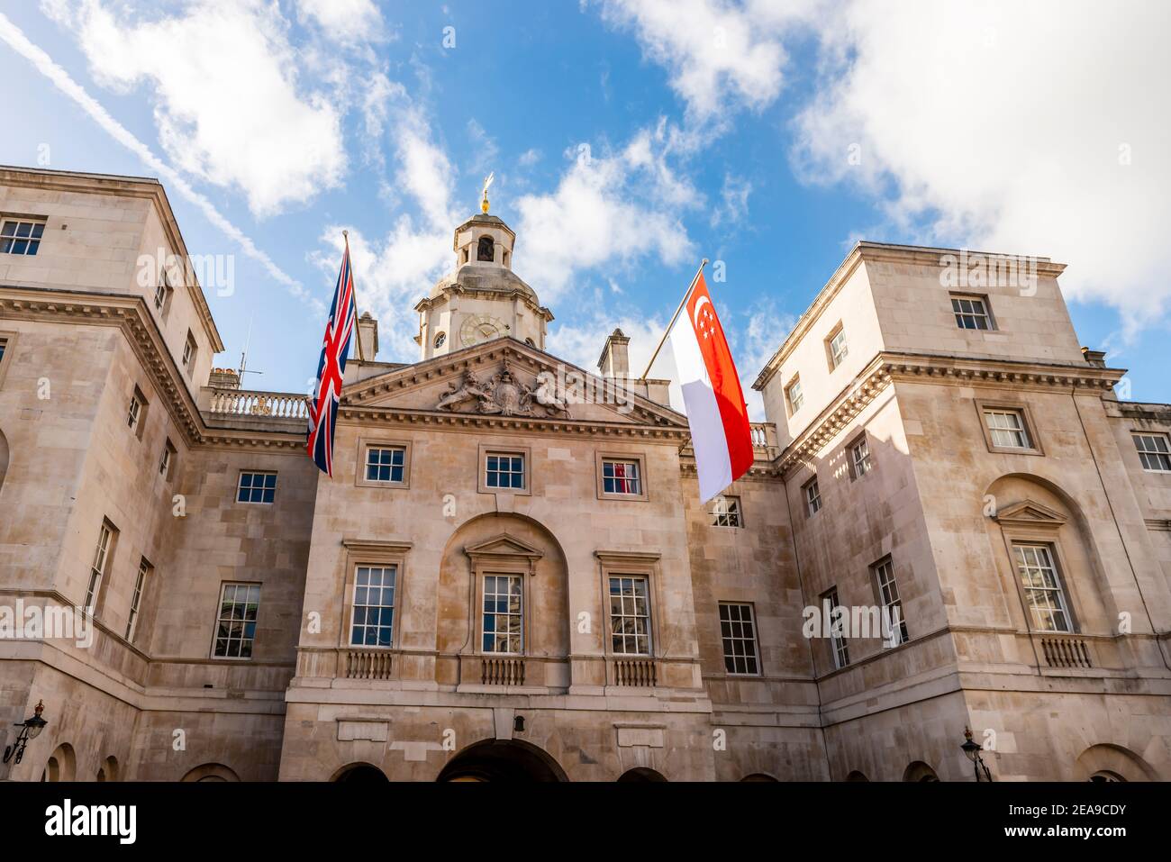 Palazzo delle Guardie a cavallo à Londres, Angleterre, Royaume-uni Foto Stock