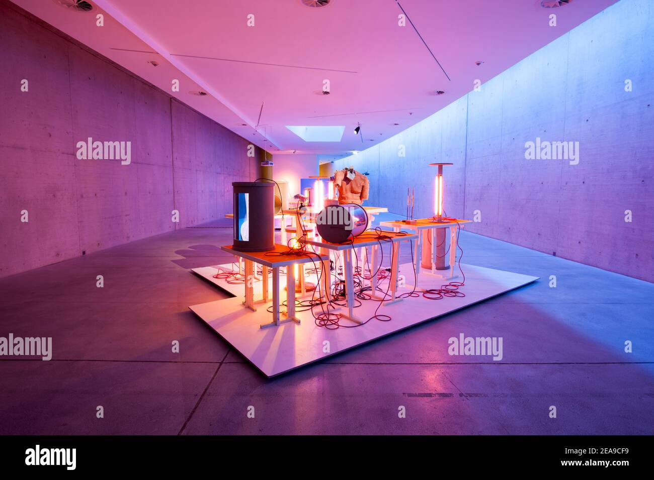 Arte nel tunnel, KIT, Duesseldorf Foto Stock