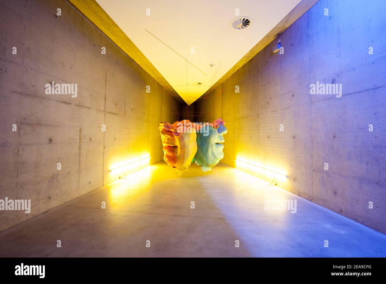 Arte nel tunnel, KIT, Duesseldorf Foto Stock