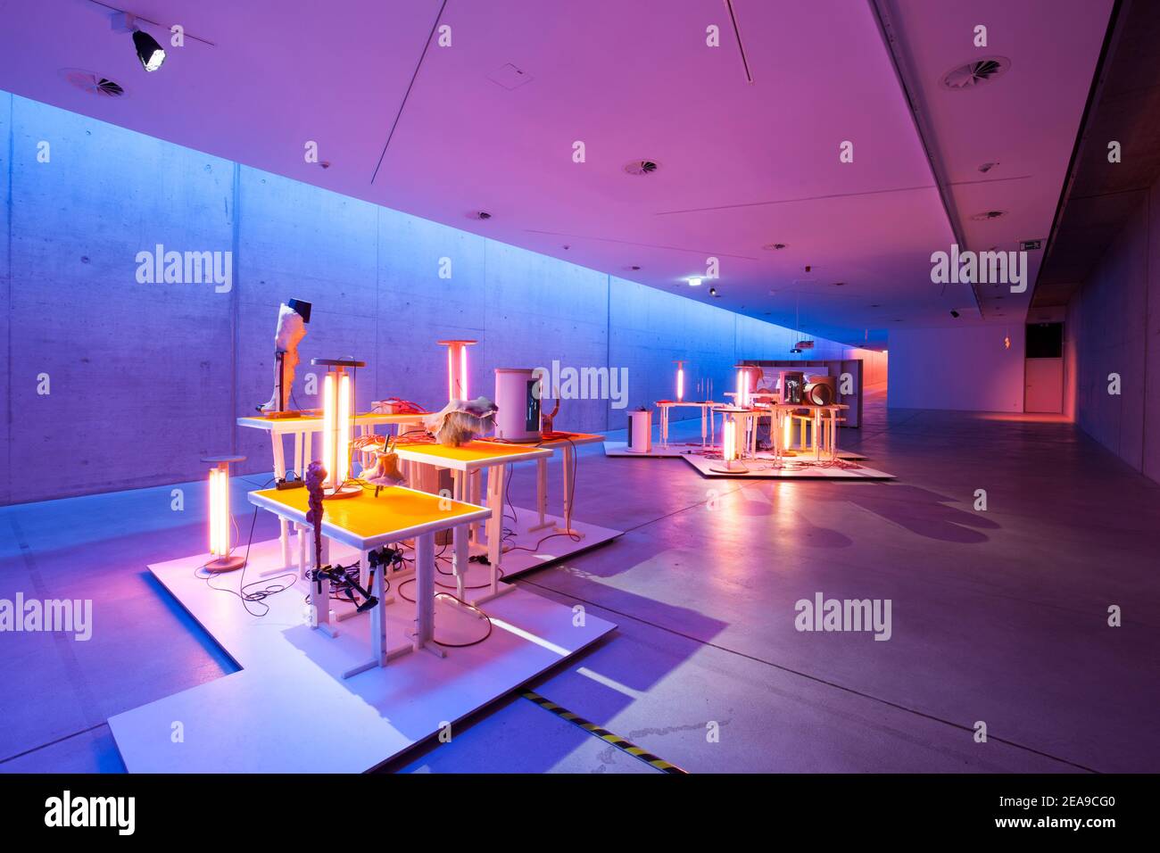 Arte nel tunnel, KIT, Duesseldorf Foto Stock