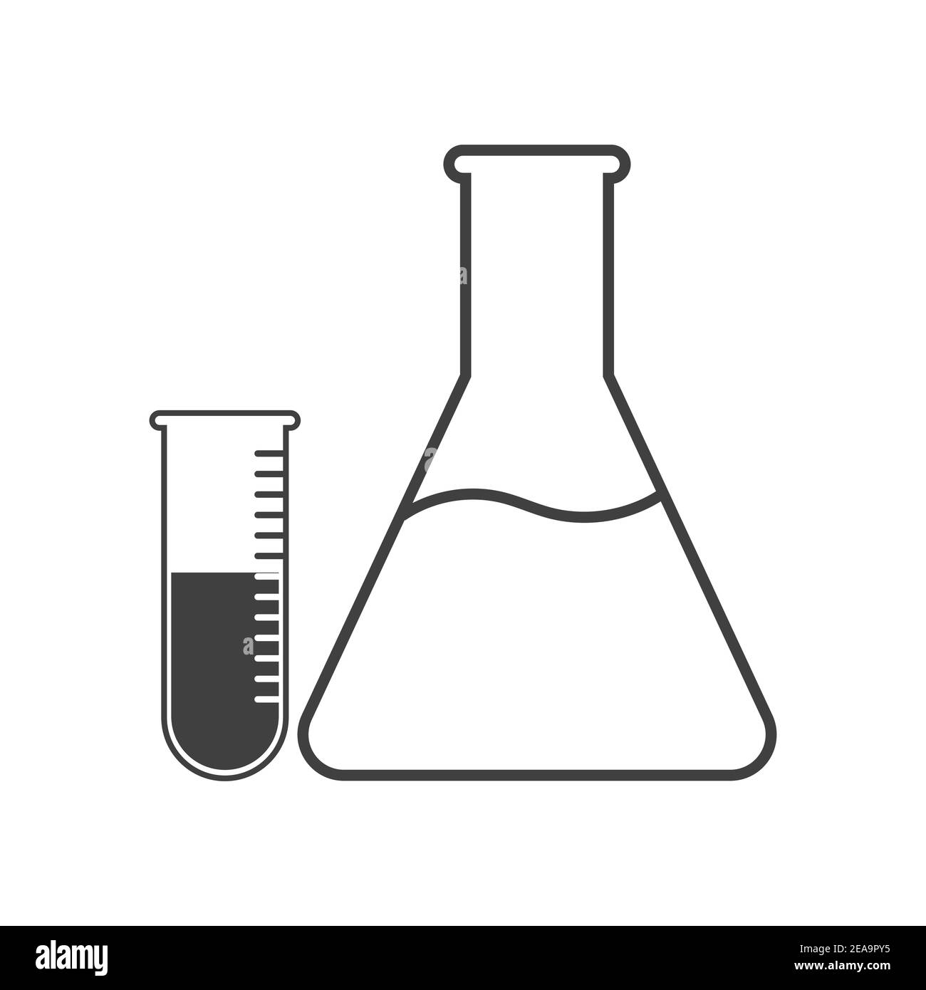 icona del vettore del pallone conico isolata su sfondo bianco Illustrazione Vettoriale