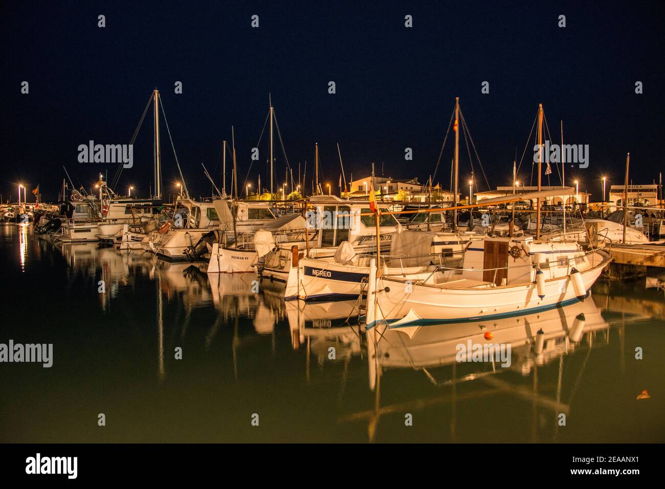 Porto di Colonia de Sant Jordi Foto Stock