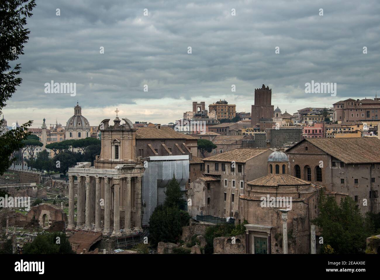 Foro Romano, Roma Foto Stock