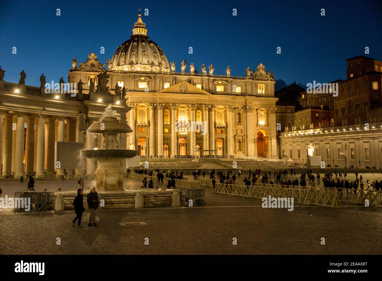 Umore serale sul Tevere, Roma Foto Stock