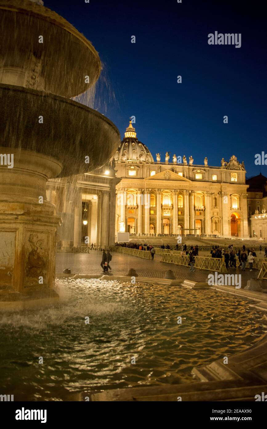 Umore serale sul Tevere, Roma Foto Stock