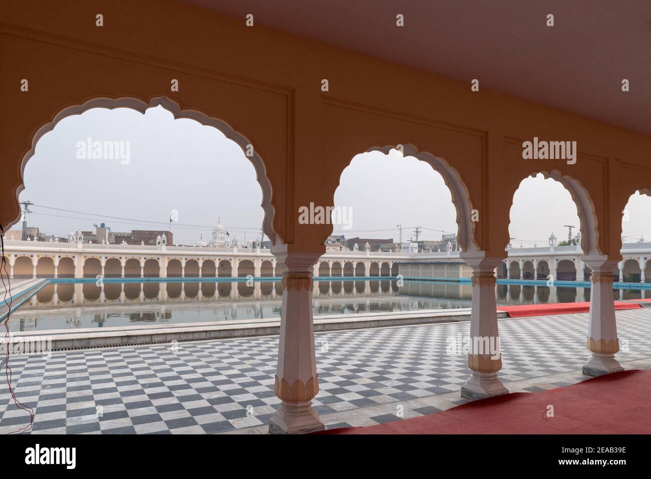 Gurdwara Janam Asthan, Nankana Sahib, Punjab, Pakistan Foto Stock