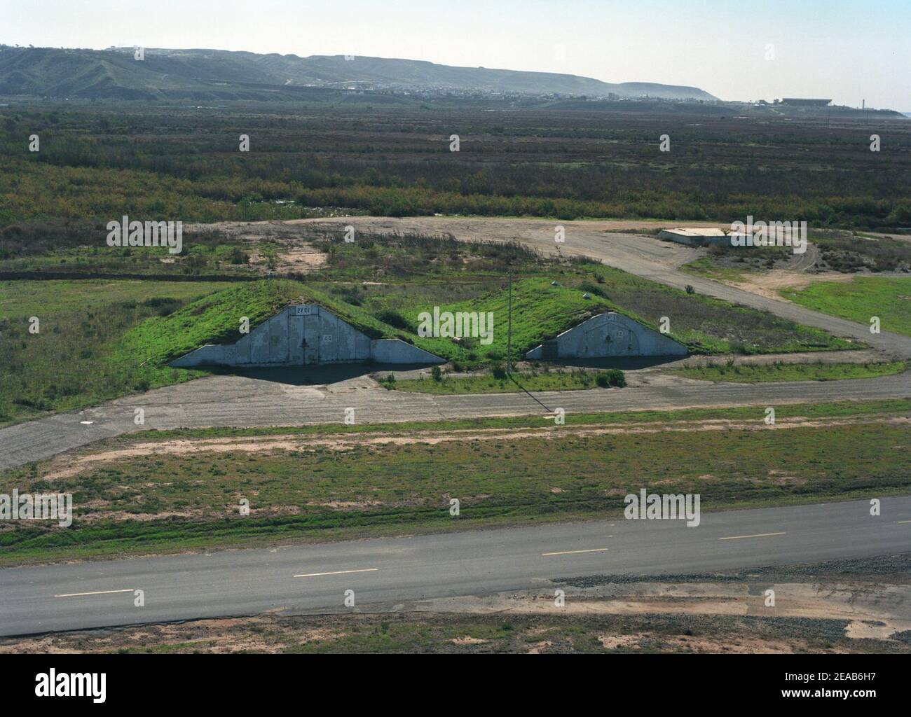 Naval Air Station Imperial Beach, California, munizioni (1989). Foto Stock