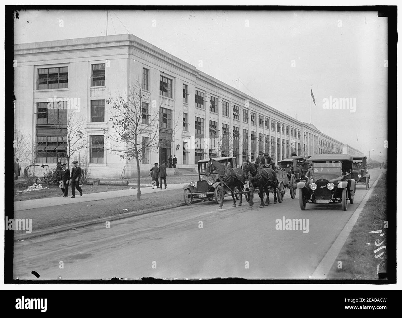 Dipartimento della marina degli Stati Uniti, NAVY EDIFICIO, 17TH E B strade, N.W. Foto Stock