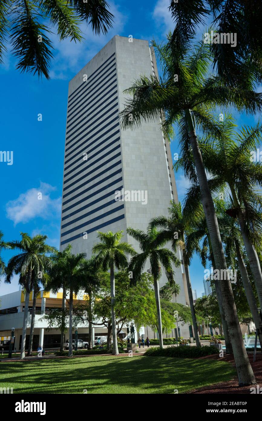 Stephen P. Clark Government Center nel centro di Miami, Florida. Foto Stock