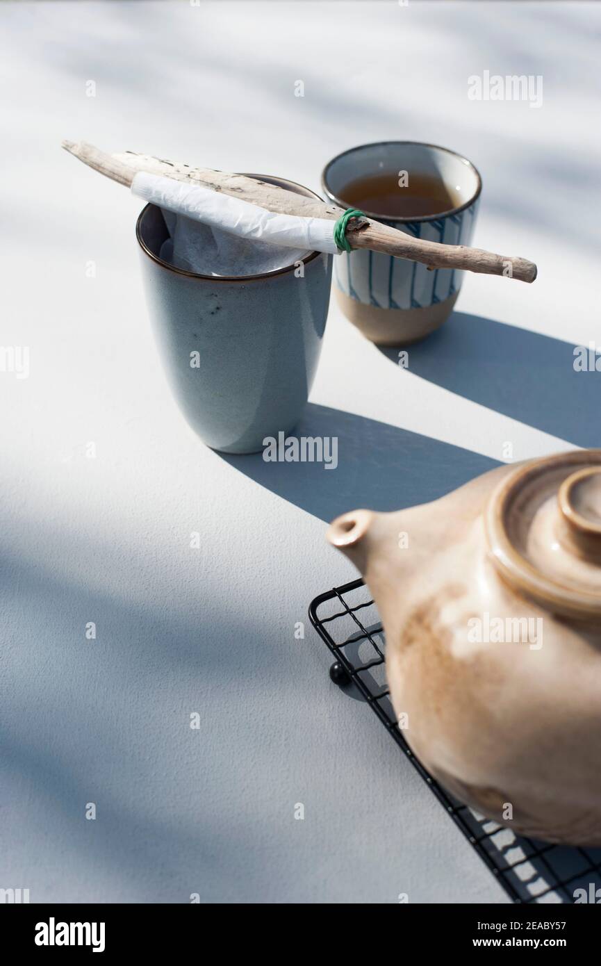 per preparare il tè Foto Stock