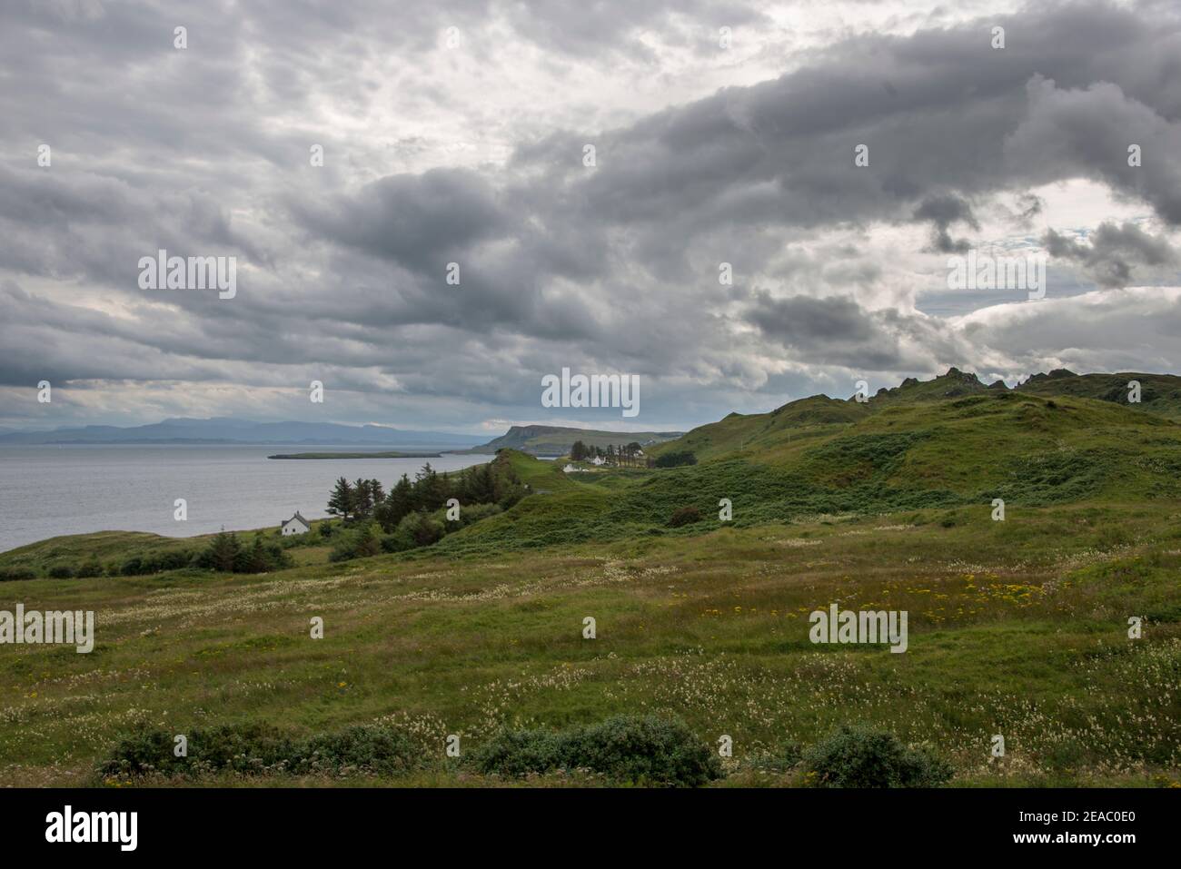 Isola della costa di Skye, Scozia Foto Stock