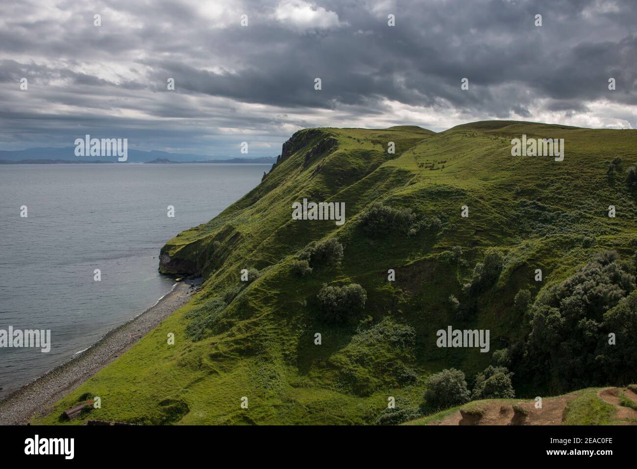 Isola della costa di Skye, Scozia Foto Stock