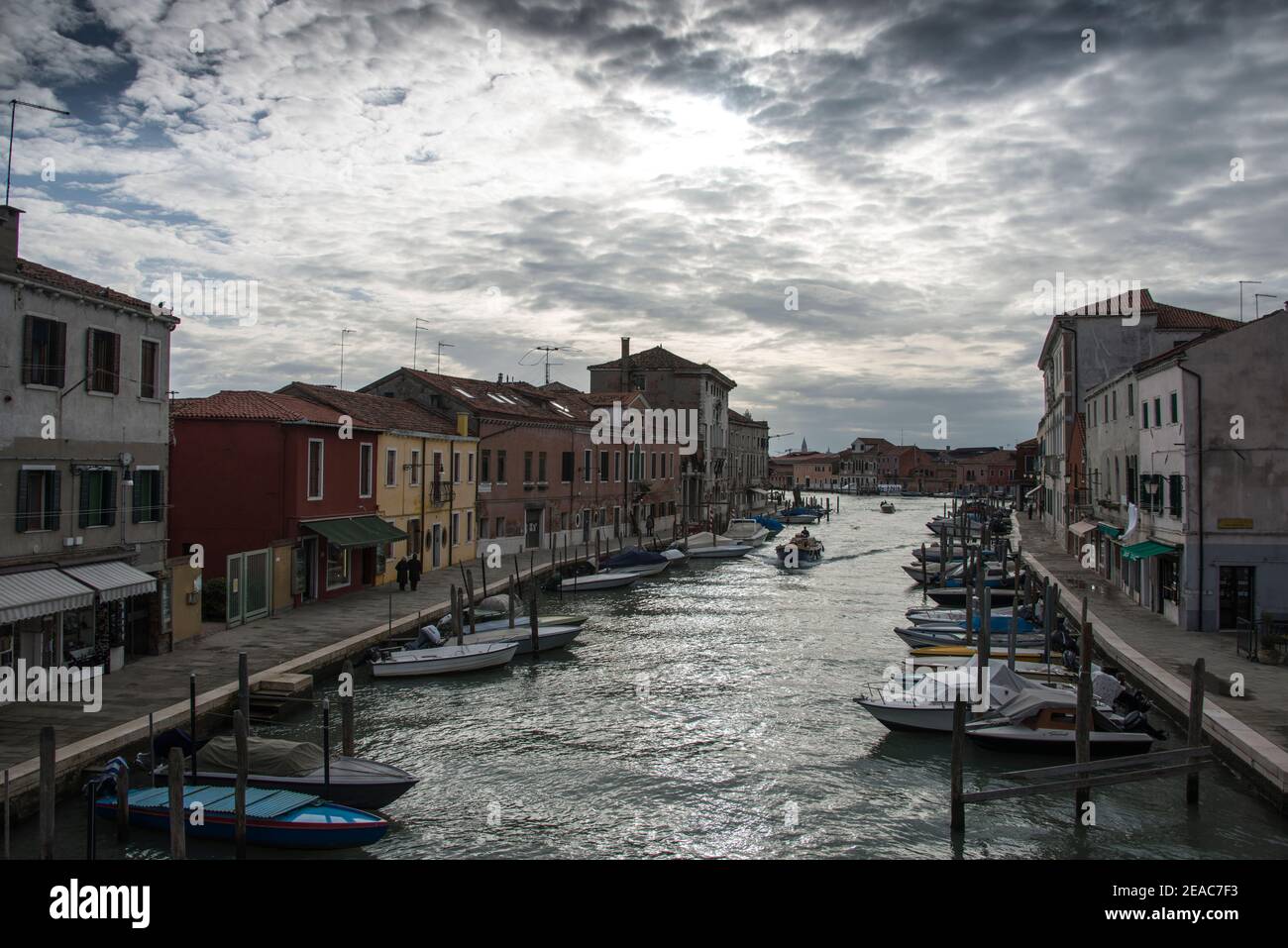 Murano Canal Grande Foto Stock