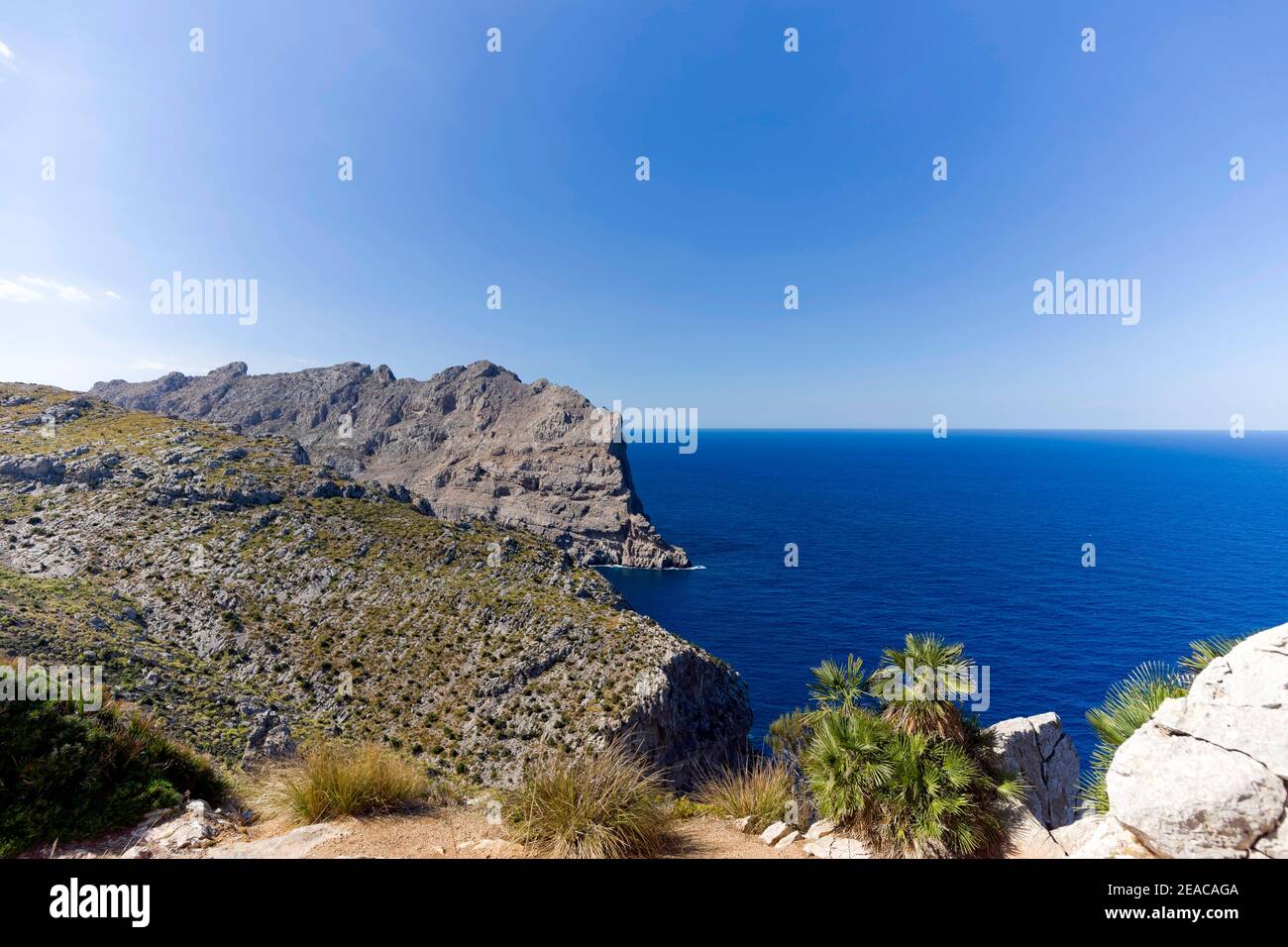 Cap de Formentor è l'estremità orientale del Formentor penisola di Maiorca Foto Stock
