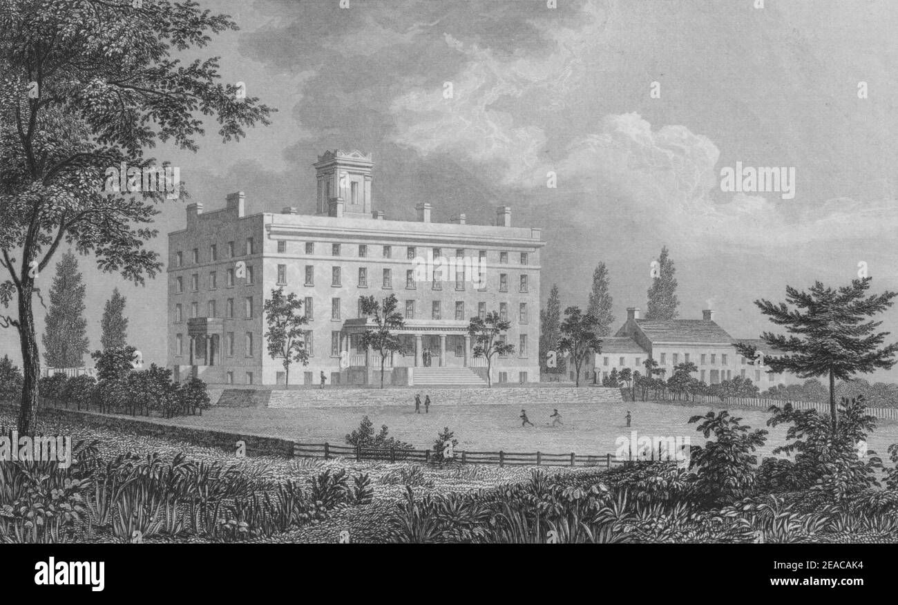 New York Institution for the Instruction of the Deaf and Muto Foto Stock